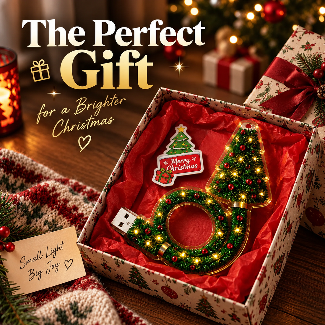 JinglyGlow™ Christmas Projector